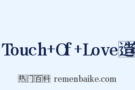 Touch+Of+Love造句是什么意思的图片